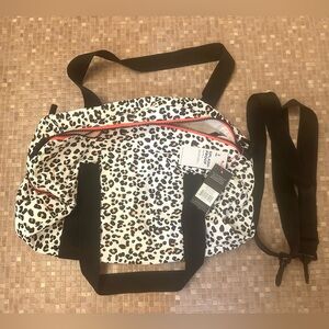 Aloha leopard duffle bag